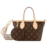 Louis Vuitton Neverfull BB Monogram Strap Beige